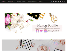 Tablet Screenshot of nancybadillo.com